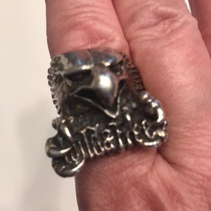 Vintage Sterling silver eagle with wild & free